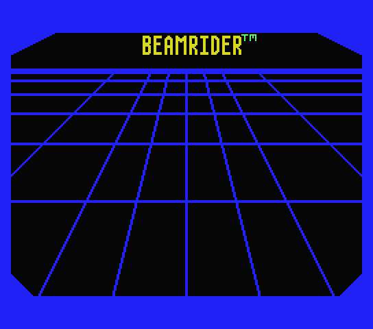 Beamrider title screen for MSX